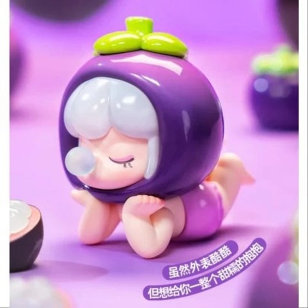 Baby Nanci Rolife Cute & Sweet Fruits Confirmed Mangosteen Small Vinyl Figure